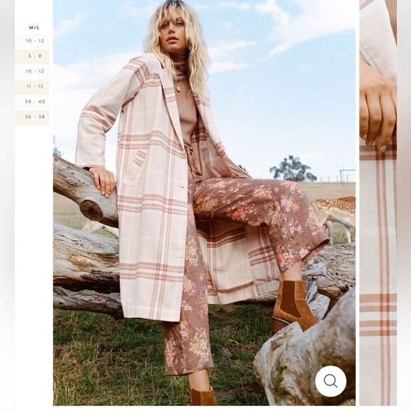 SPELL THE GYPSY • MEADOWLAND LINEN PANTS size XS color hazelnut - Picture 1 of 15